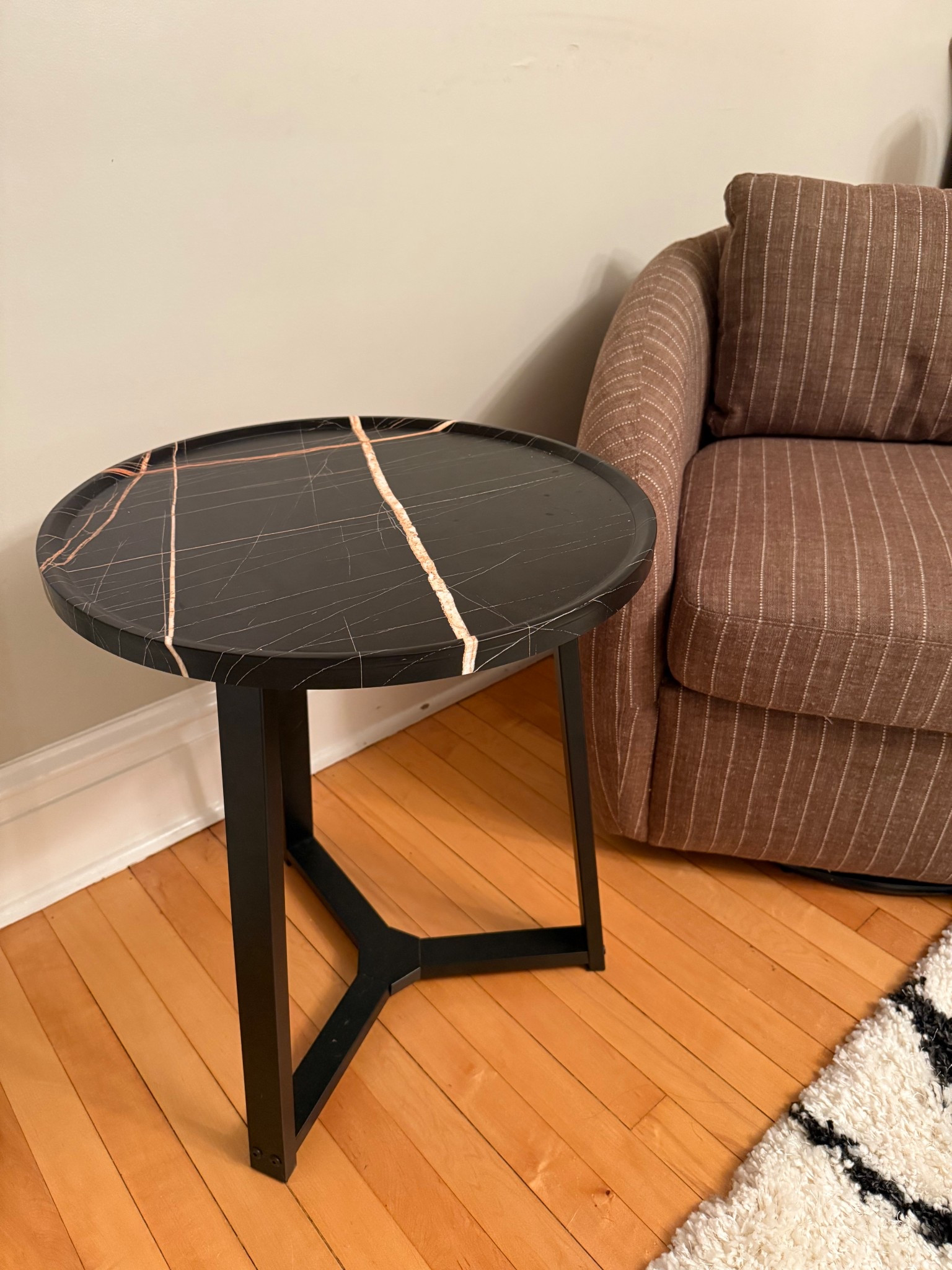 The perfect side table. Not too big not too small. Easy to clean and give the right touch to any space.

#LTKStyleTip #LTKHome #LTKFindsUnder50