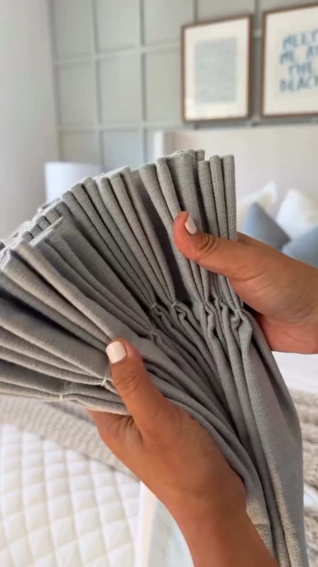 When I say custom curtains change everything… try truly do! 🩵 My daughter’s room instantly went from feeling a little bare to cozy, layered, and so her style. 

These @twopagescurtains custom panels pulled her whole modern coastal vision to life, adding the perfect soft blues, airy textures, and that warm yet elevated vibe we’ve been dreaming of. 🌊✨

I went with the Isabella Heavyweight Cotton Drapery in Winter Sky (triple pleat header, privacy lined, and memory trained so they always hang perfectly).



Make sure to use code MEGGIEFERRERHOME for 22% off! 🫶

#twopagescurtains #curtainmakeover #moderncoastal #neutralhome #coastalbedroom #curtaininspo #cozybedroom #bedroommakeover #modernorganic #homeinspo #homedecortips#LTKStyleTip
