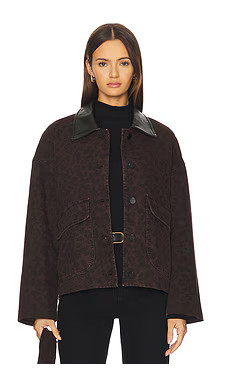 Rag & Bone Natalia Jacket in Espresso Leopard from Revolve.com | Revolve Clothing (Global)
