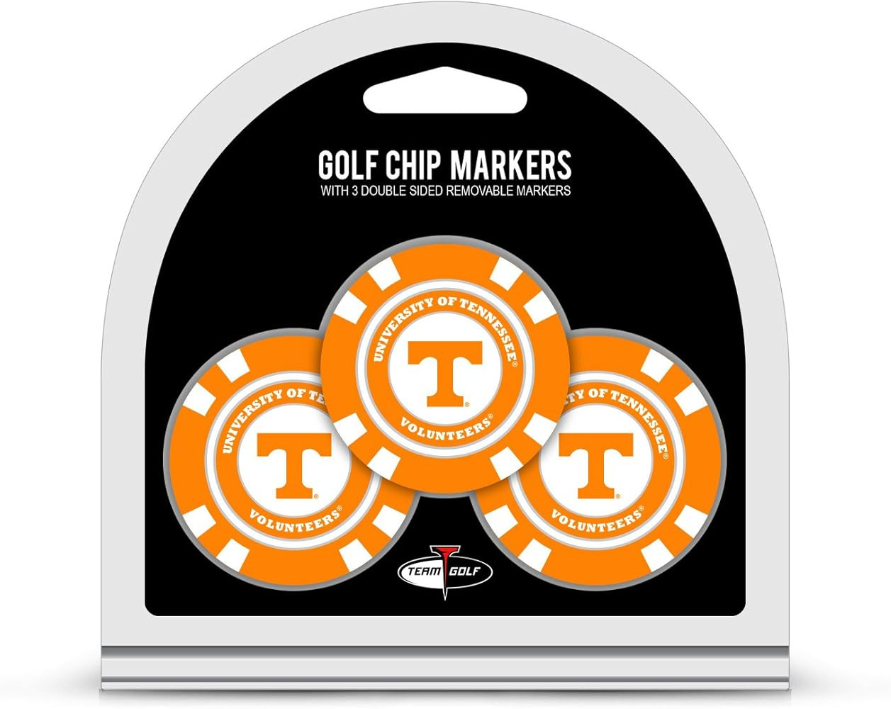 Team Golf NCAA Poker Chip Size with Pop Out Smaller Double-Sided Enamel Markers | Amazon (US)