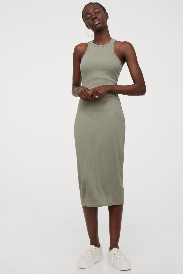 Ribbed Jersey Dress | H&M (US + CA)