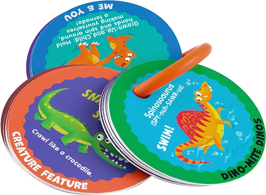 MOLLYBEE KIDS Preschool Action Cards Dino Stomp and Roar, Dinosaur Activities and Pretend Play, G... | Amazon (US)