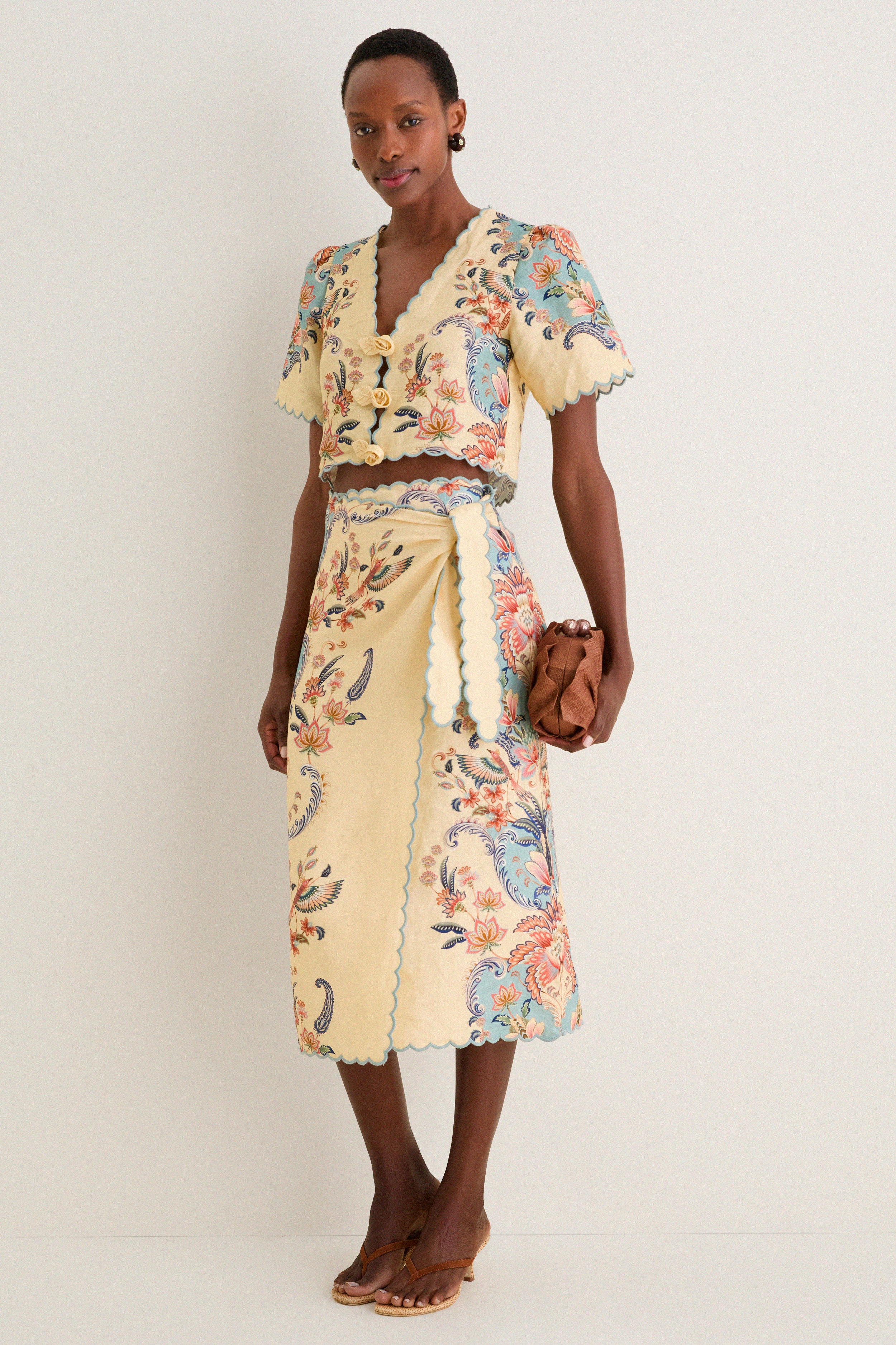 Boho Beauty Butter Midi Skirt | Tuckernuck (US)