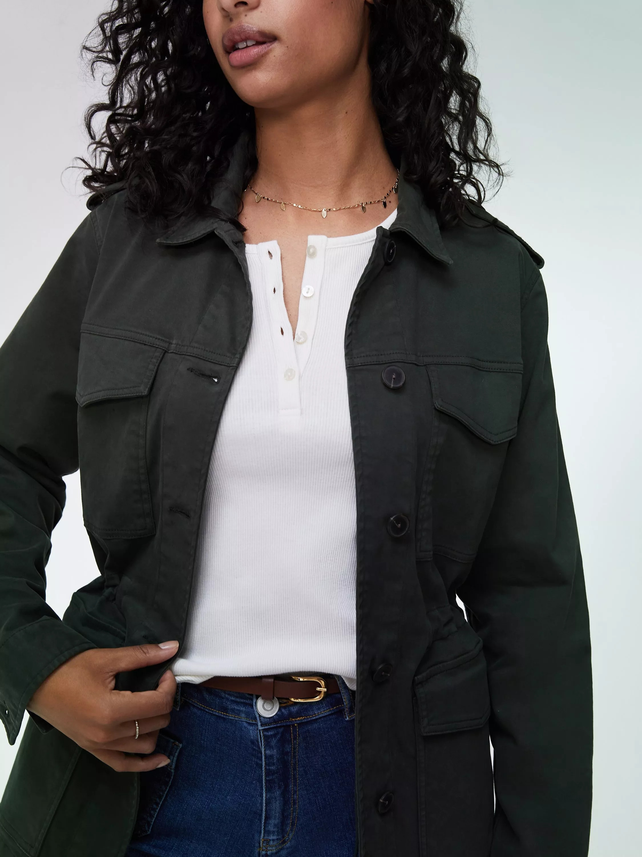 Baukjen Drake Organic Cotton Utility Jacket | John Lewis (UK)