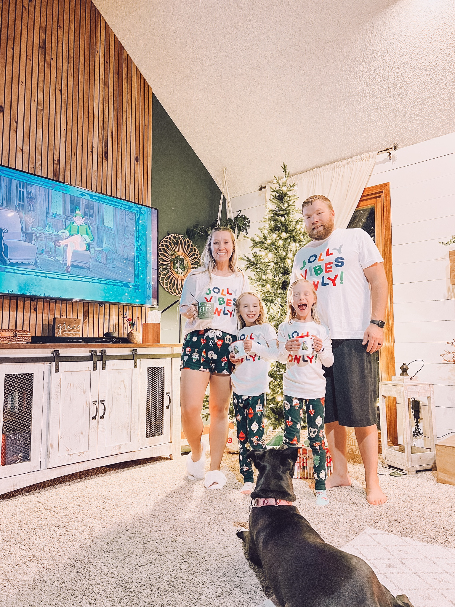 Holiday traditions continue! Matching jams and a Christmas classic! Holly Vibes only!

#LTKHoliday #LTKSeasonal #LTKfamily