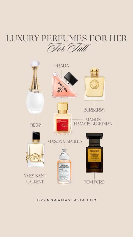 Luxury perfumes for her - For fall 🤍

Fall finds, fall gifts, women’s perfumes, fall scents, fall perfumes, Tom Ford, Chanel perfume, Dior, gifts for her, gifts for mom, women’s gifts, YSL perfume, Sephora favorites, Sephora gifts, Sephora perfumes, Prada perfume, women’s Prada, Burberry perfume 

#LTKSeasonal #LTKGiftGuide #LTKbeauty