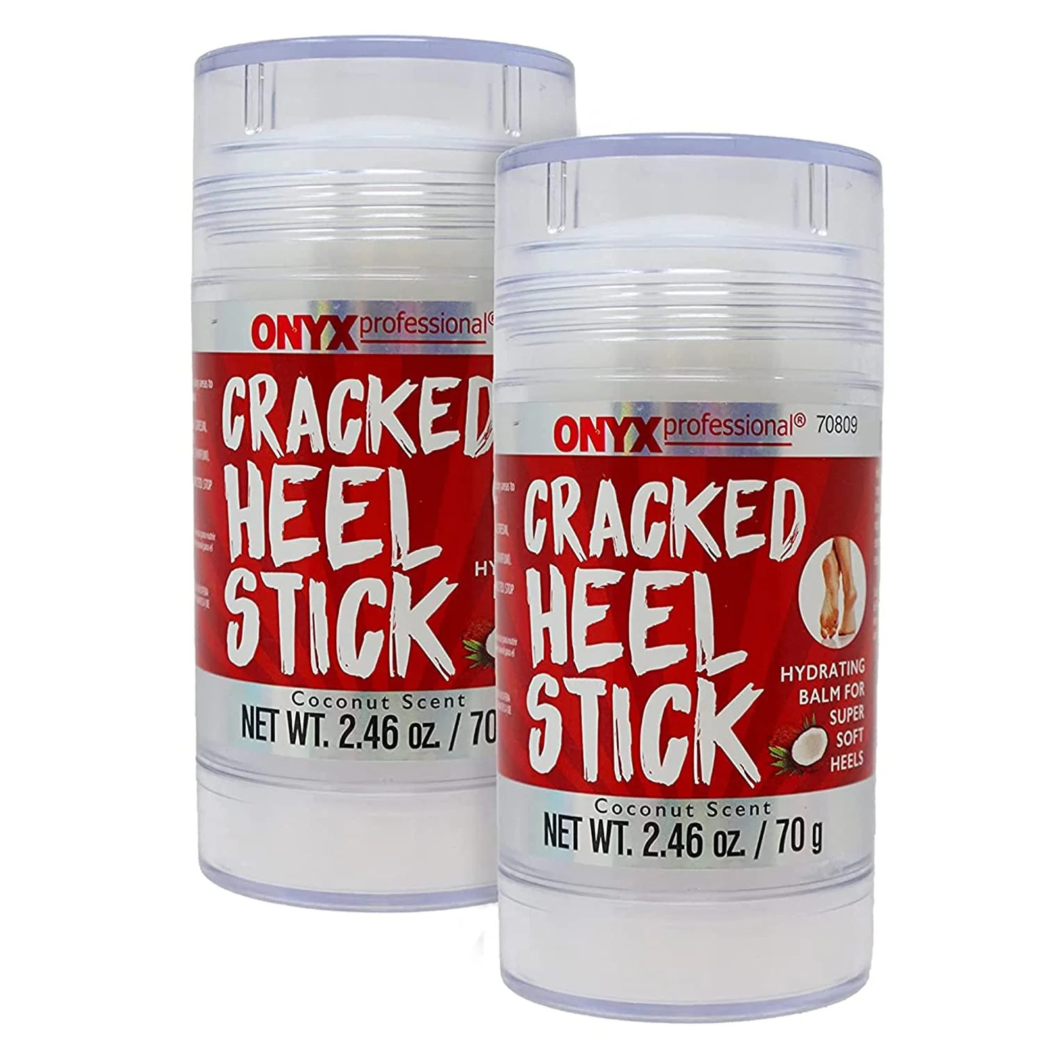 2 Pack / Onyx Professional Cracked Heel Stick Treatment Balm for Dry Rough Feet | Walmart (US)