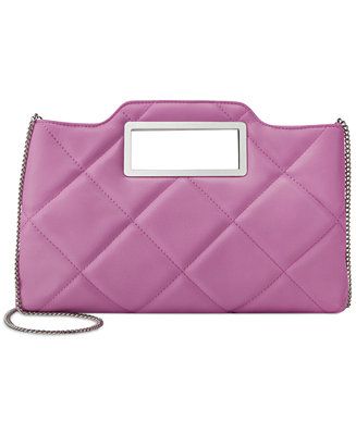 Juditth Handle Quilted Clutch, Created for Macy's | Macys (US)