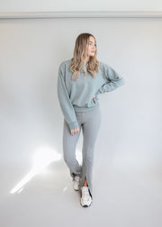 Ribbed Split Leggings | Tribe Kelley