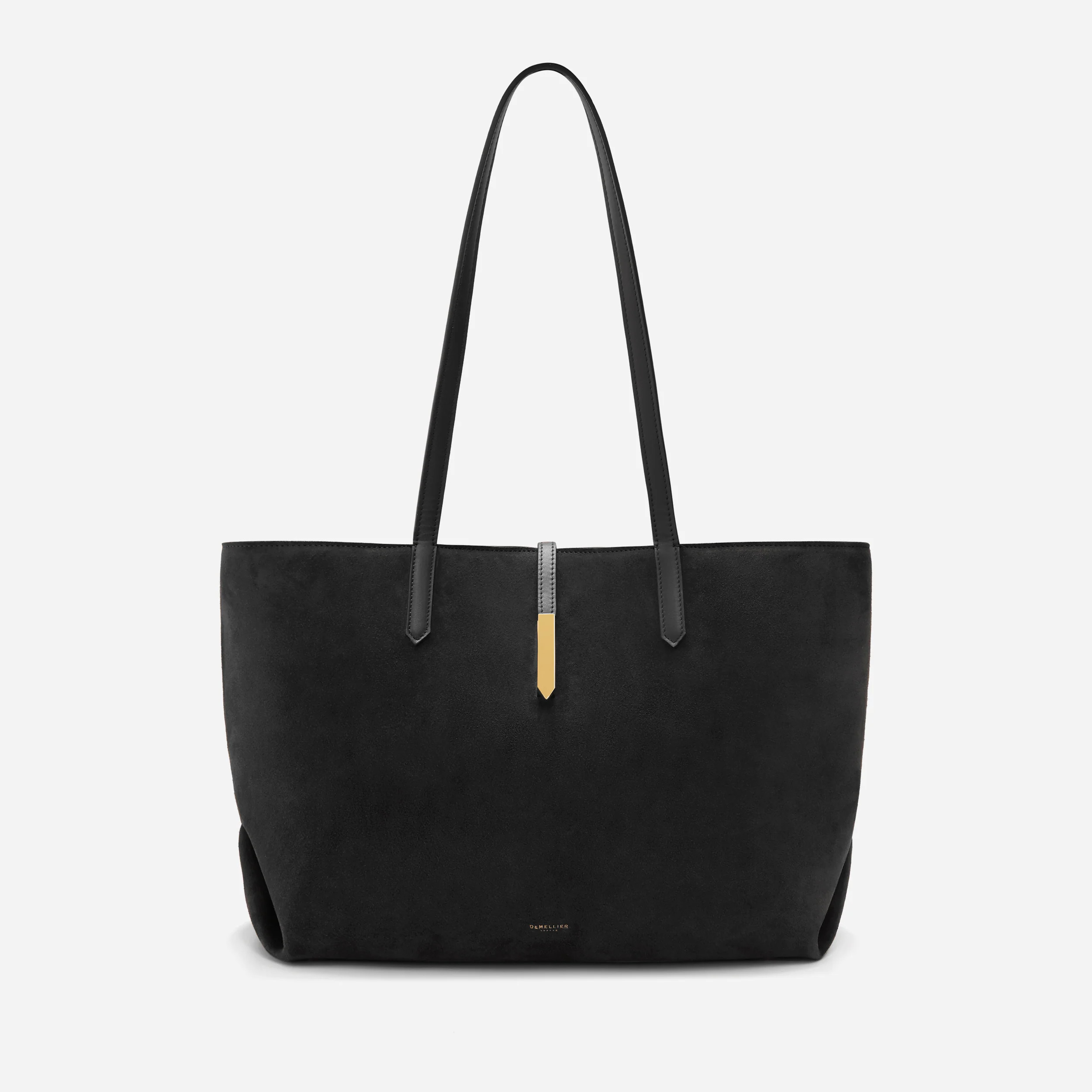 The Tokyo Tote | Black Suede & Black Smooth | DeMellier | DeMellier