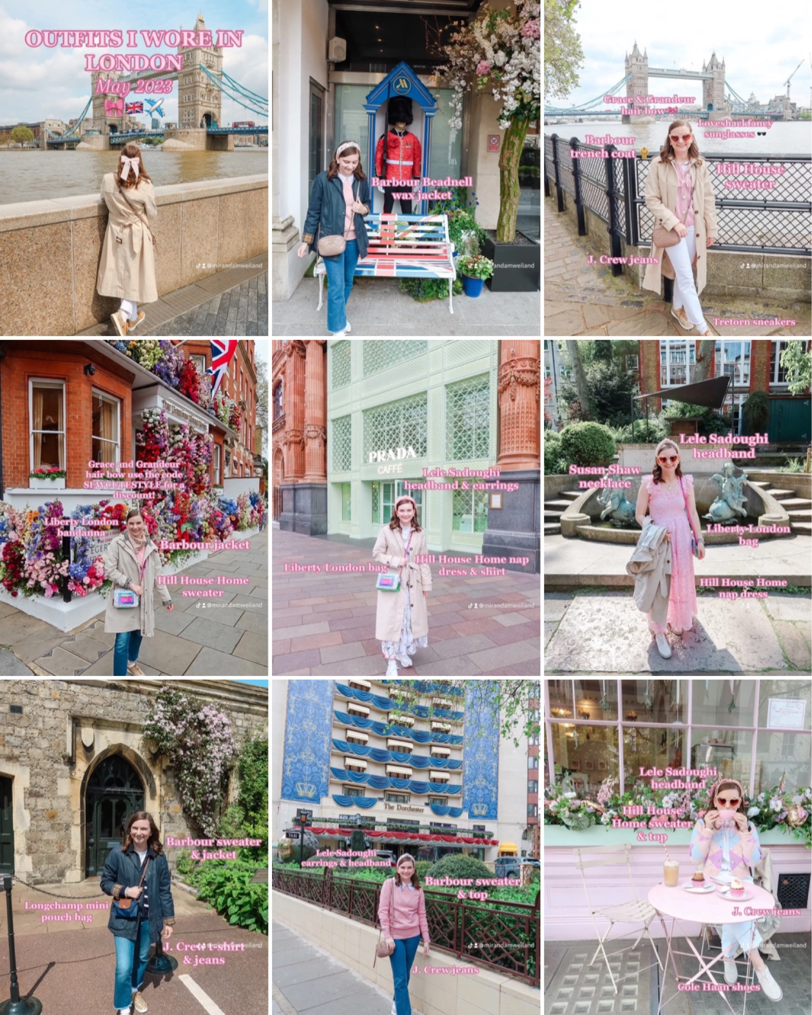 London outfit details from my recent TikTok! 

#LTKunder100 #LTKunder50