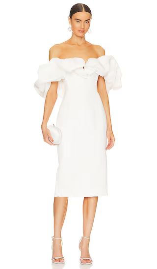 Samara Dress in Off White | Revolve Clothing (Global)