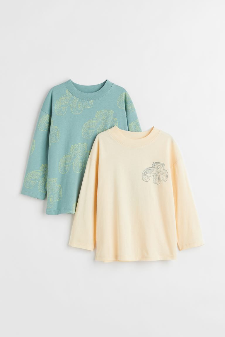 2-pack Jersey Tops | H&M (US + CA)