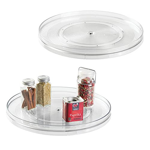 iDesign Linus Turntable Kitchen, Pantry or Countertop Organization, 11 Inches, Clear | Amazon (US)
