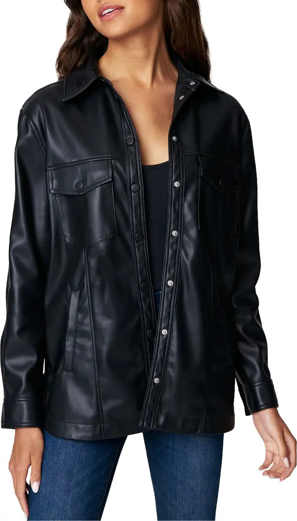 BLANKNYC Faux Leather Shirt Jacket | Nordstrom | Nordstrom