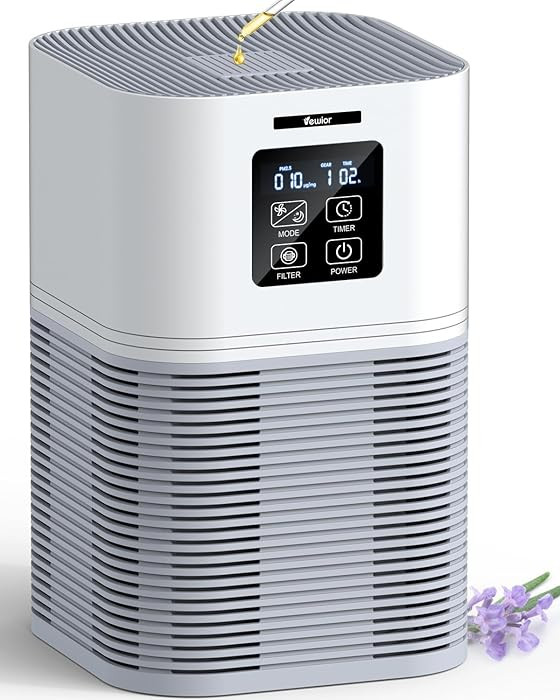VEWIOR Air Purifiers for Home, Air Purifiers for Large Room up to 1200 sq.ft, H13 True HEPA Air F... | Amazon (US)