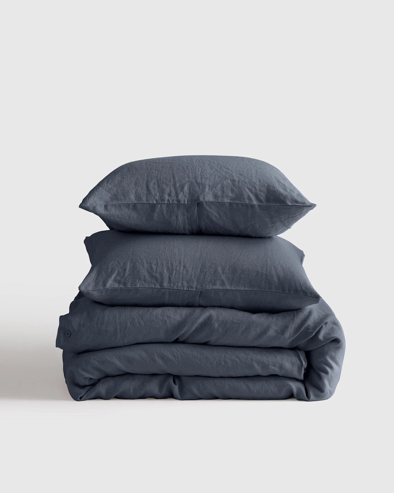 Quince | European Linen Duvet Cover Set in Sage, Size Twin | Quince