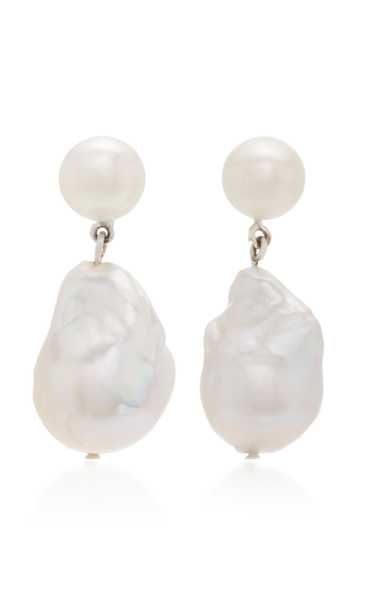 Essential Sterling Silver And Pearl Earrings | Moda Operandi (Global)