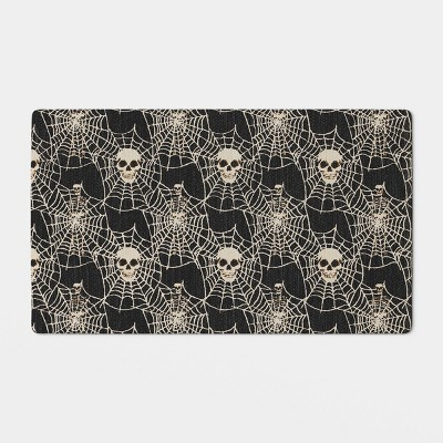 20"x34" Grim Reaper 'Trick or Treat' Bone Parlour Reversible Halloween Scatter Floor Mat - Hyde and EEK! Boutique™ | Target