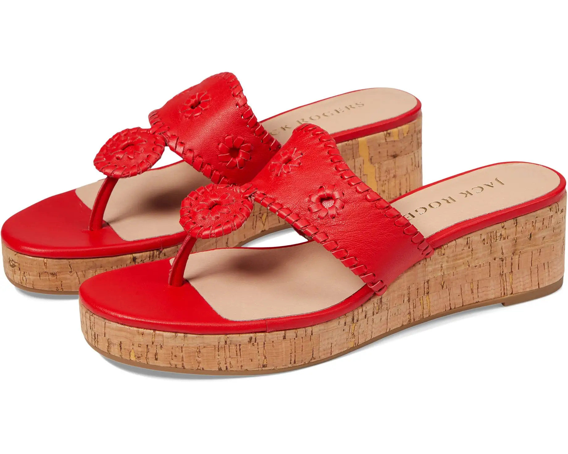 Women's Jack Rogers Jacks Mid Wedge Cork | Zappos