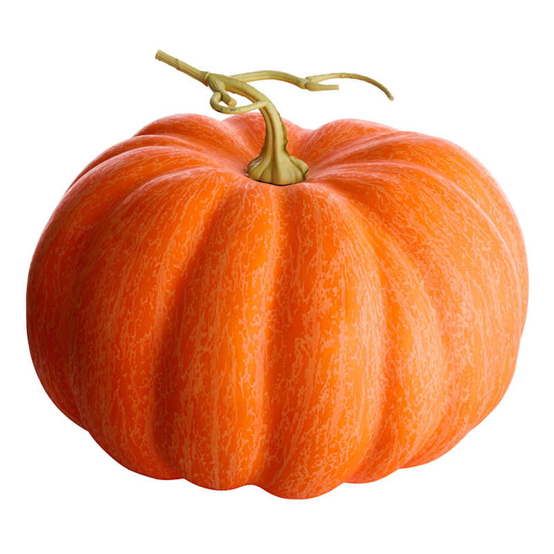 Orange Pumpkin Decor, 11.8" | At Home