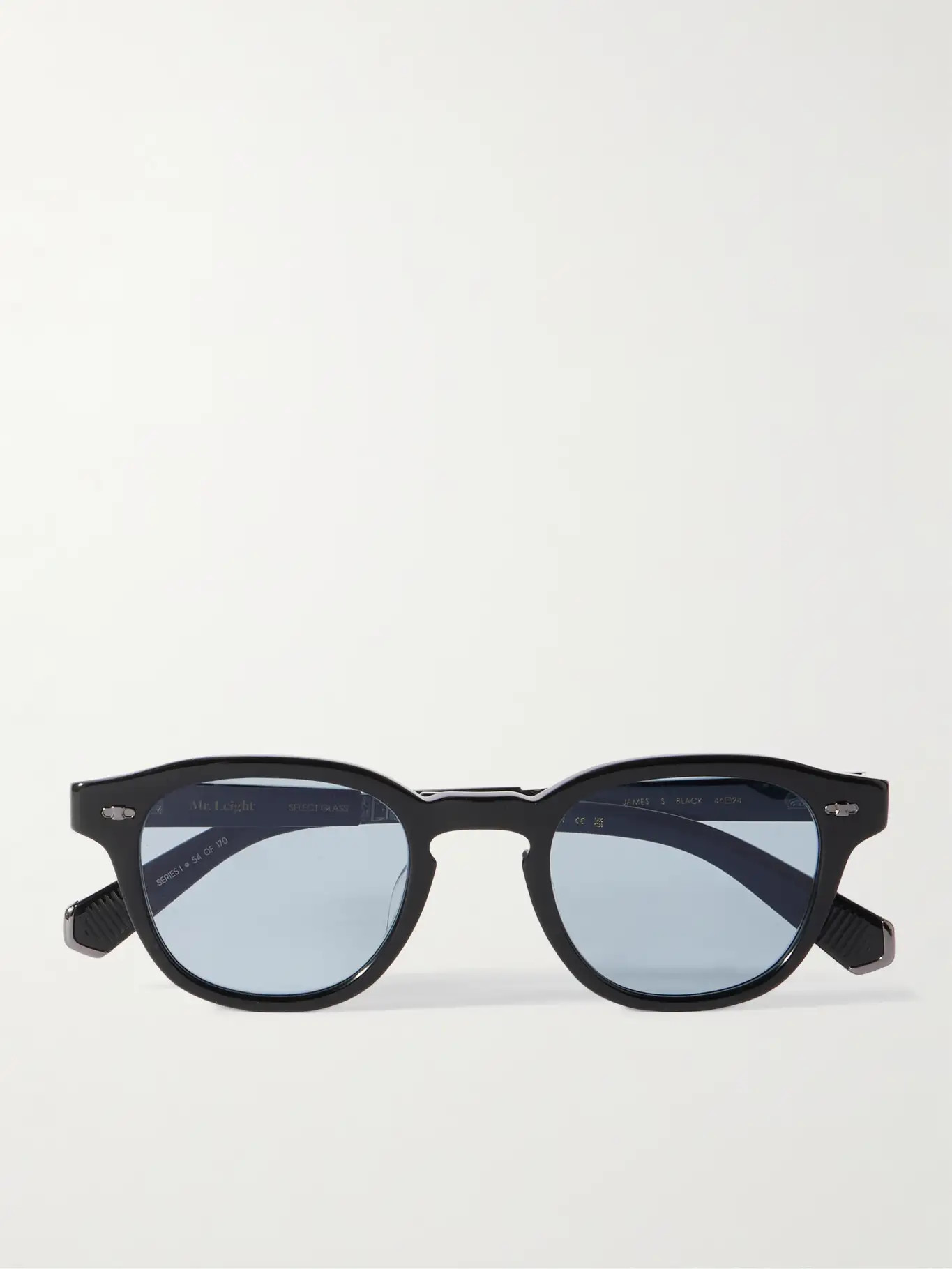 James S Round-Frame Acetate and Titanium Sunglasses | Mr Porter (US & CA)