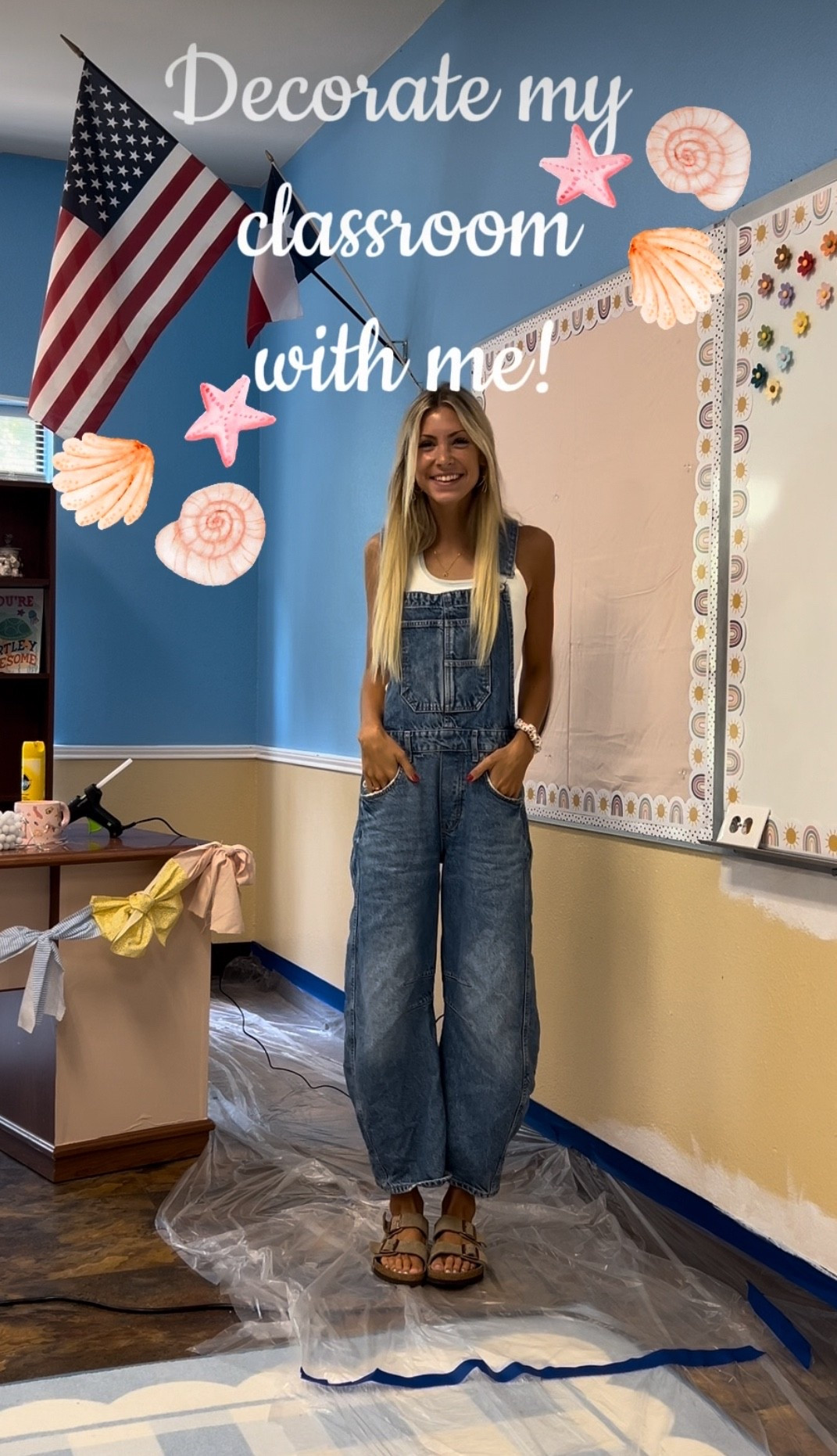 teacher overalls!