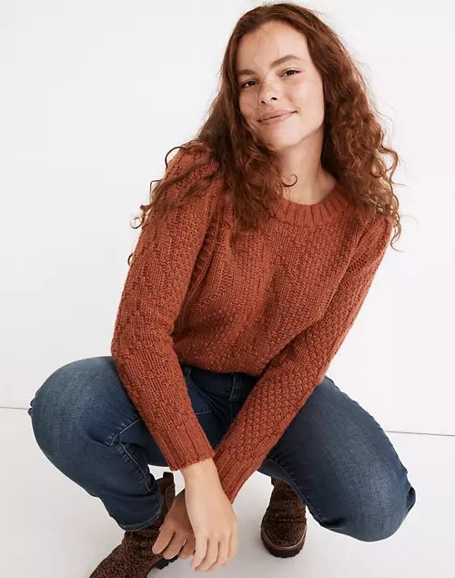 Ridgecrest Cable Pullover Sweater | Madewell