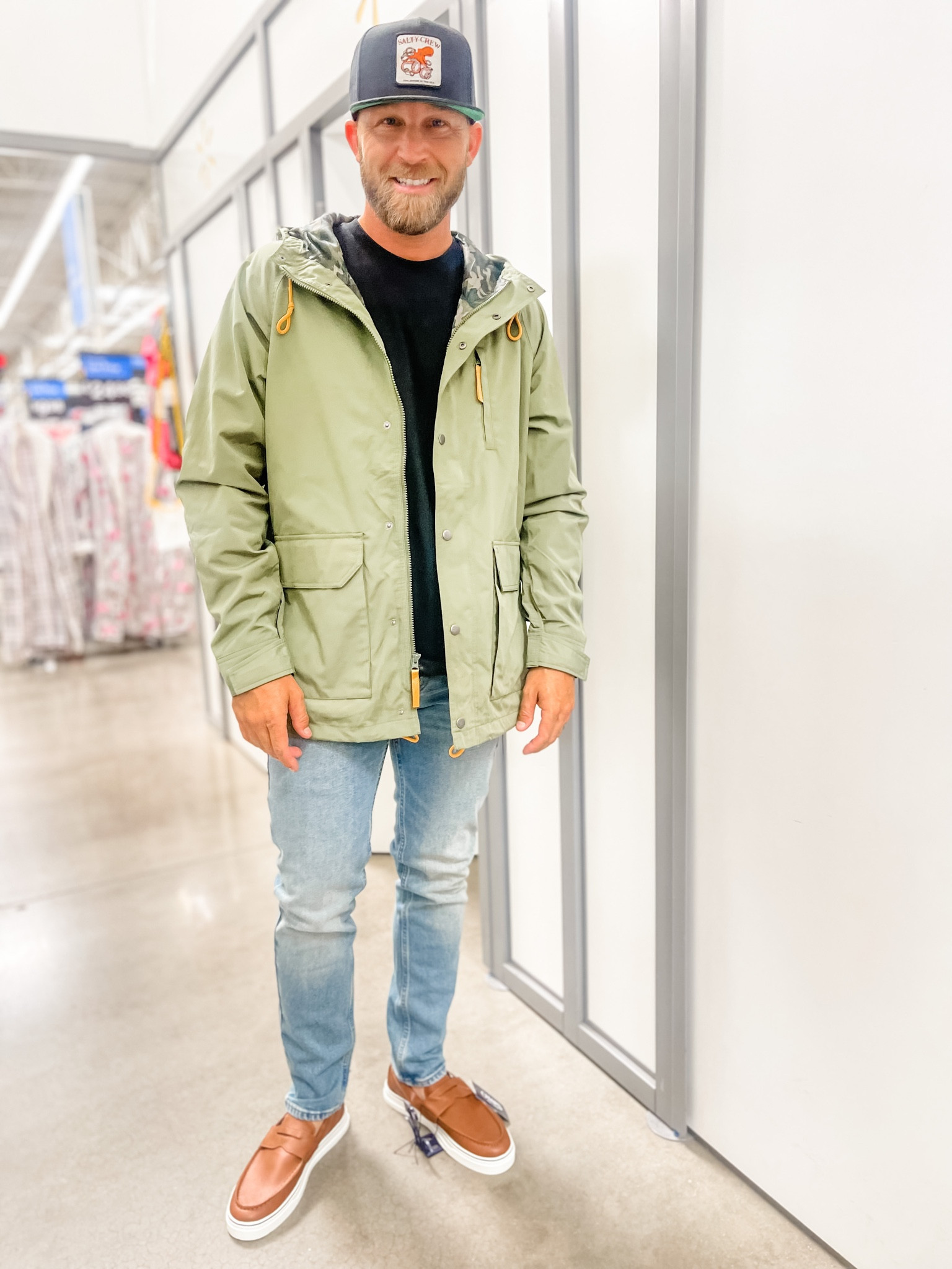 Jacket size large 
Jeans tts

#LTKstyletip #LTKsalealert #LTKmens