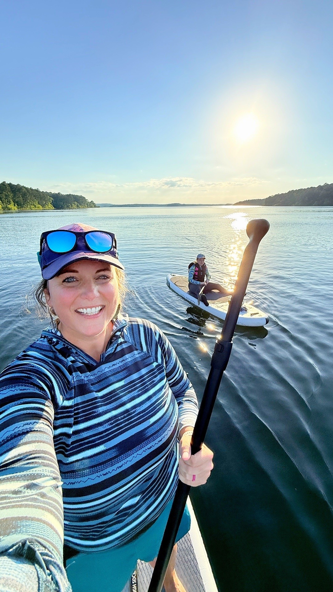 Nowhere else I’d rather be. This rashguard from Title Nine is so versatile and I use it for all sunny and wet adventures. 😉.

#LTKActive #LTKOver40