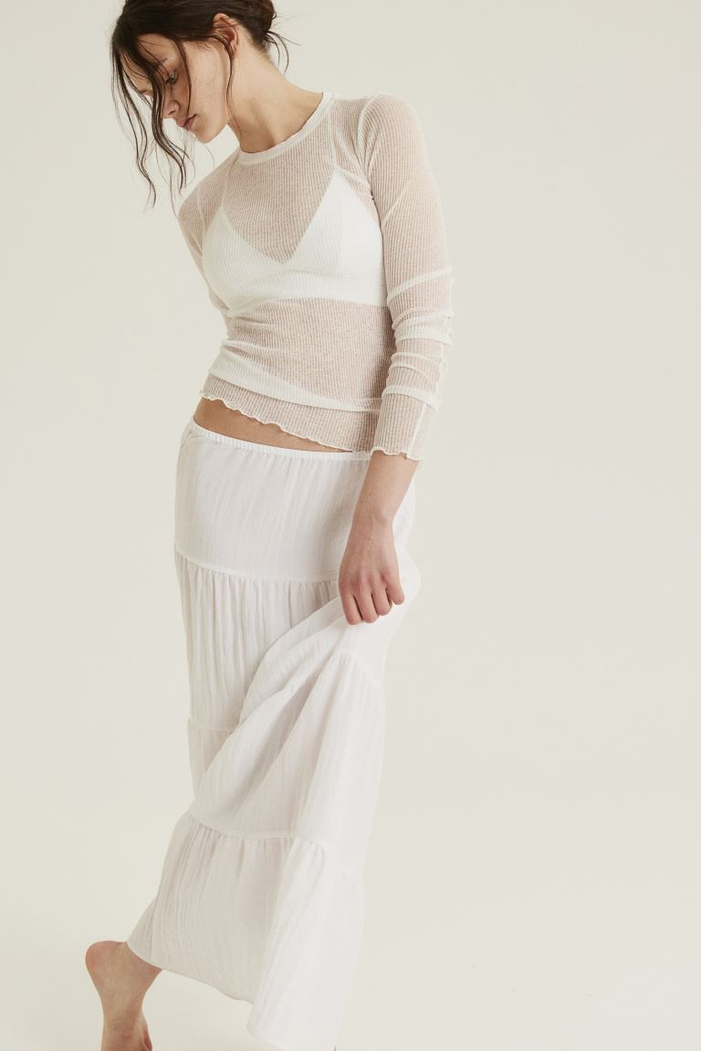 Tiered Maxi Skirt | H&M (US + CA)