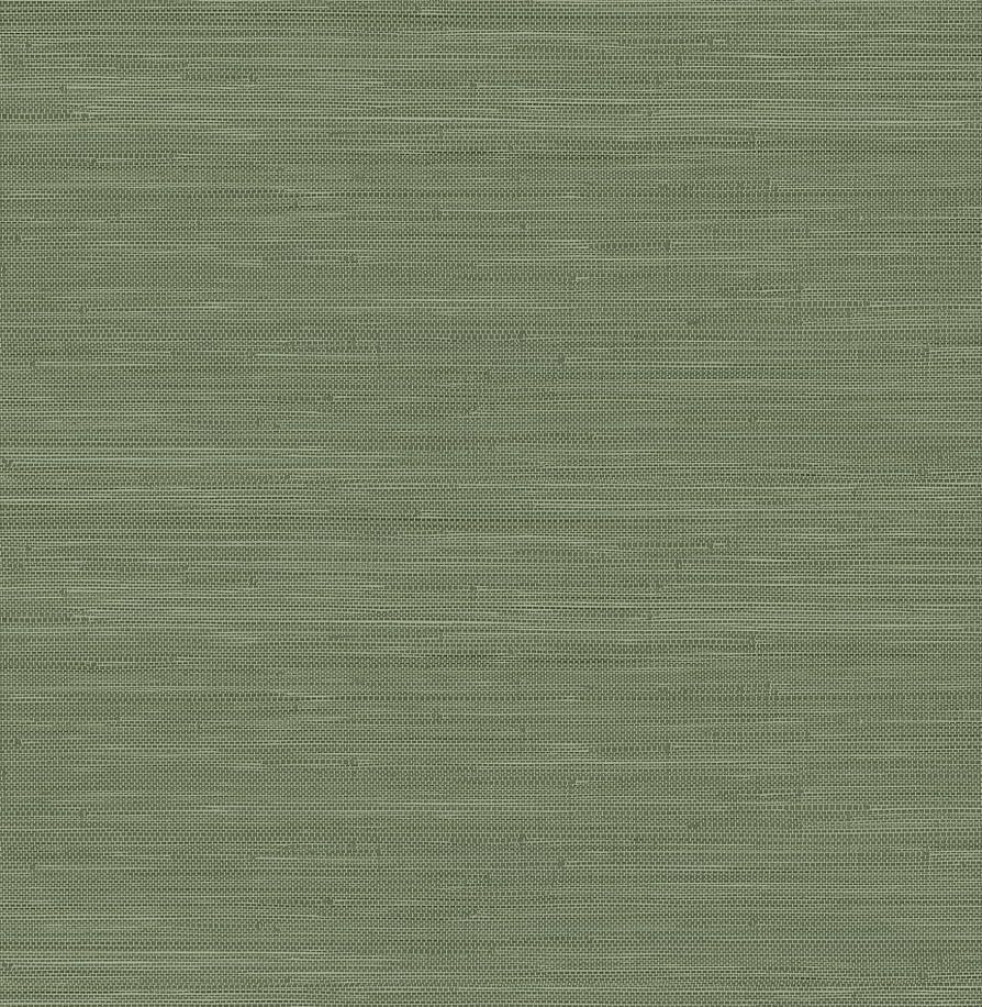Society Social Classic Faux Grasscloth Peel and Stick Wallpaper, Hunter Green | Amazon (US)