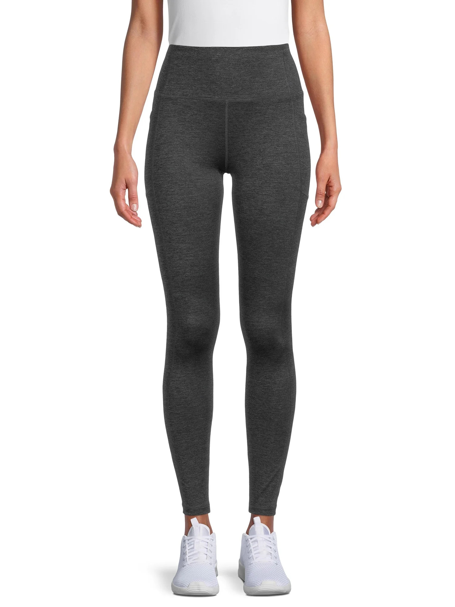 Avia Women’s High Waist Ankle Leggings with Side Pockets, Sizes XS-XXL | Walmart (US)