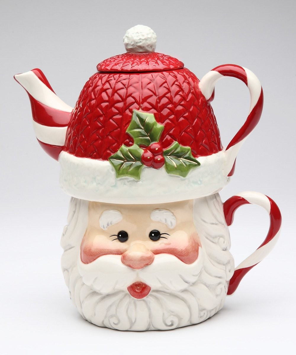 Santa Tea-for-One Teapot & Teacup | Zulily