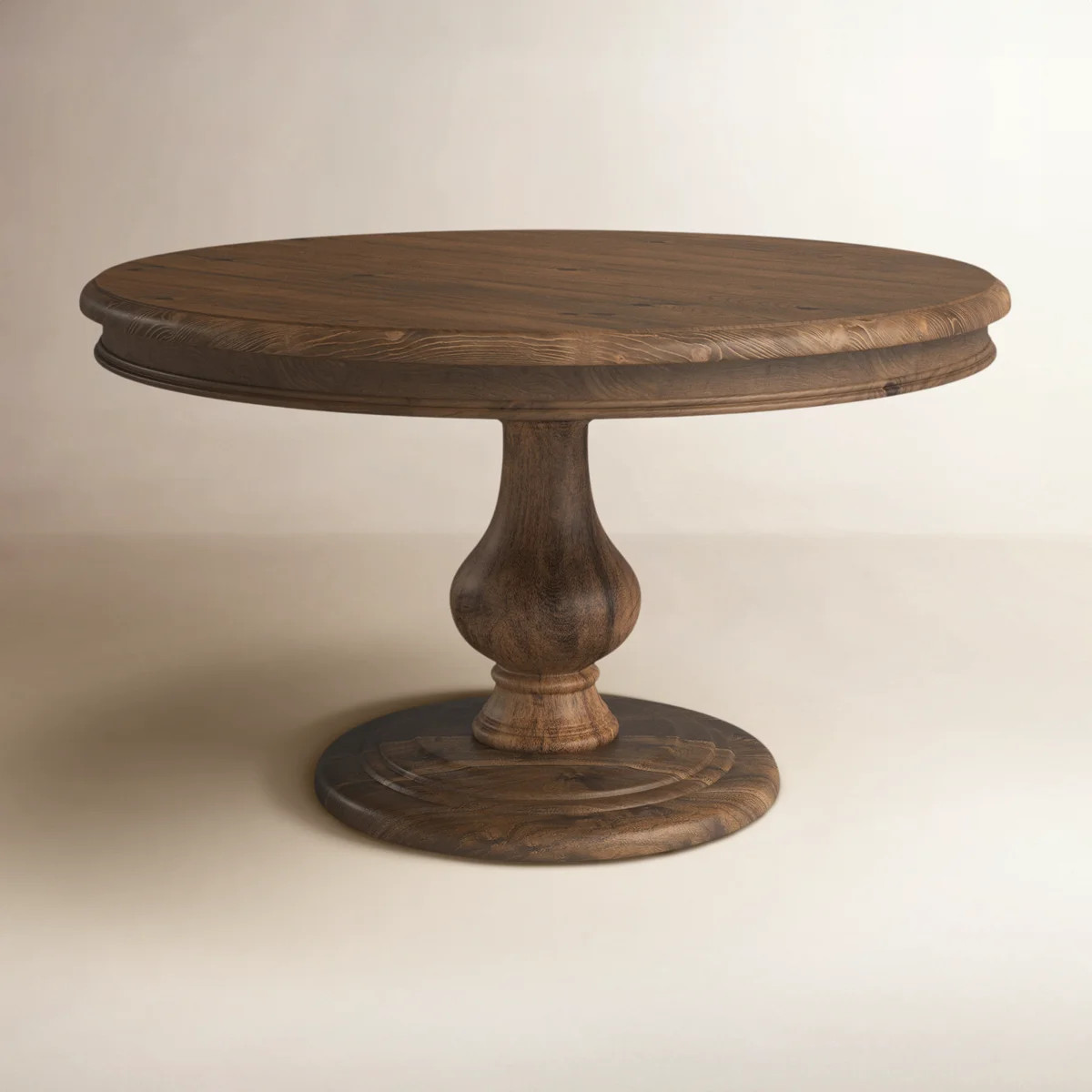 Albia 54" Solid Wood Pedestal Dining Table | Wayfair North America