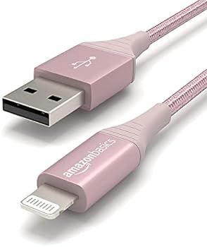 Amazon Basics iPhone Charger Cable, Nylon USB-A to Lightning, MFi Certified, for Apple iPhone, iP... | Amazon (US)