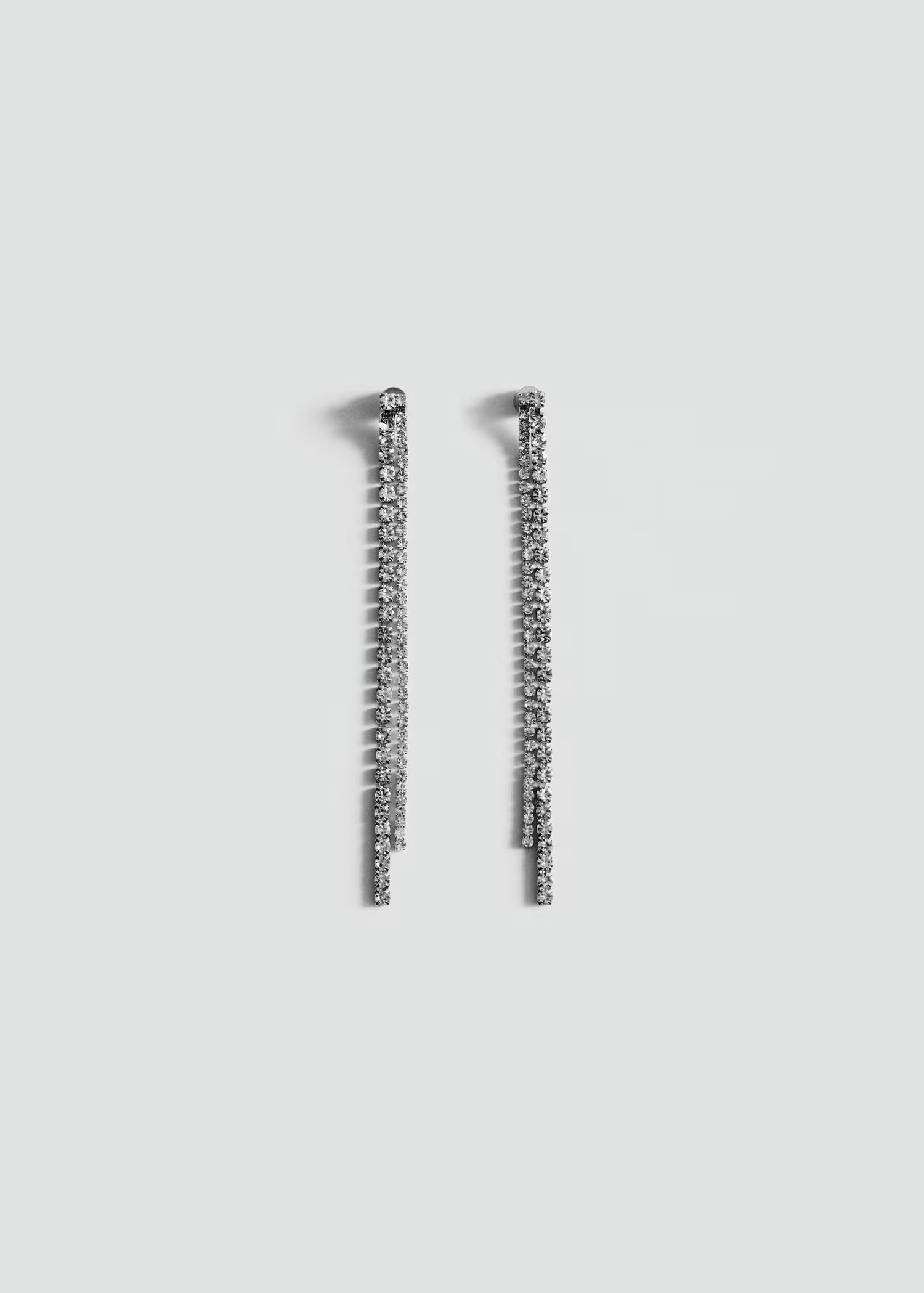 Crystal thread earrings - Women | MANGO USA | Mango (US/MX/AU)
