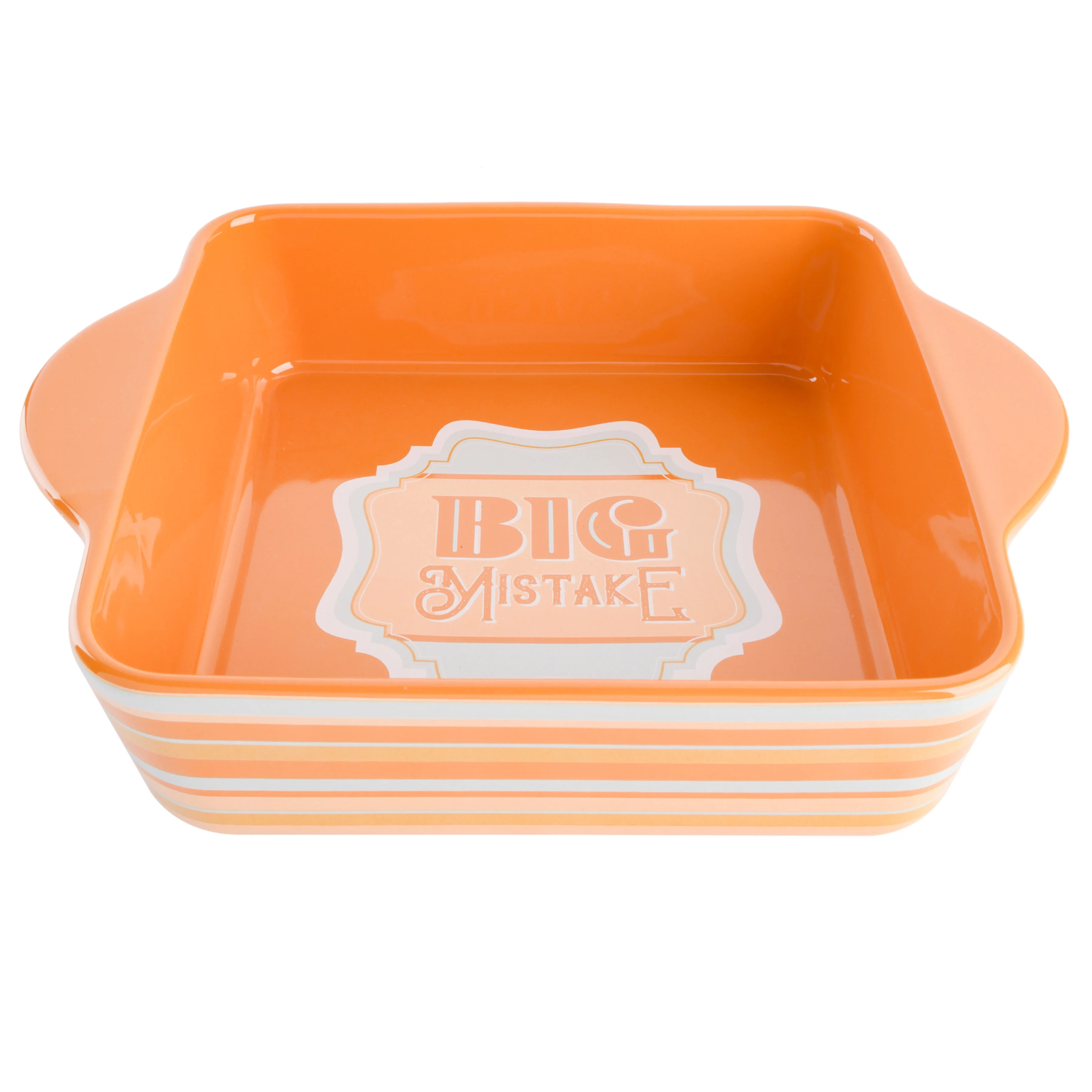 Wanda June Home Big Mistake Orange 8-Inch Stoneware Baker by Miranda Lambert | Walmart (US)