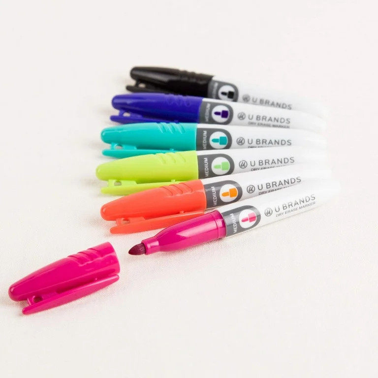 Mini  Mighty Dry Erase Markers, 6 CT Assorted Colors - Walmart.com | Walmart (US)