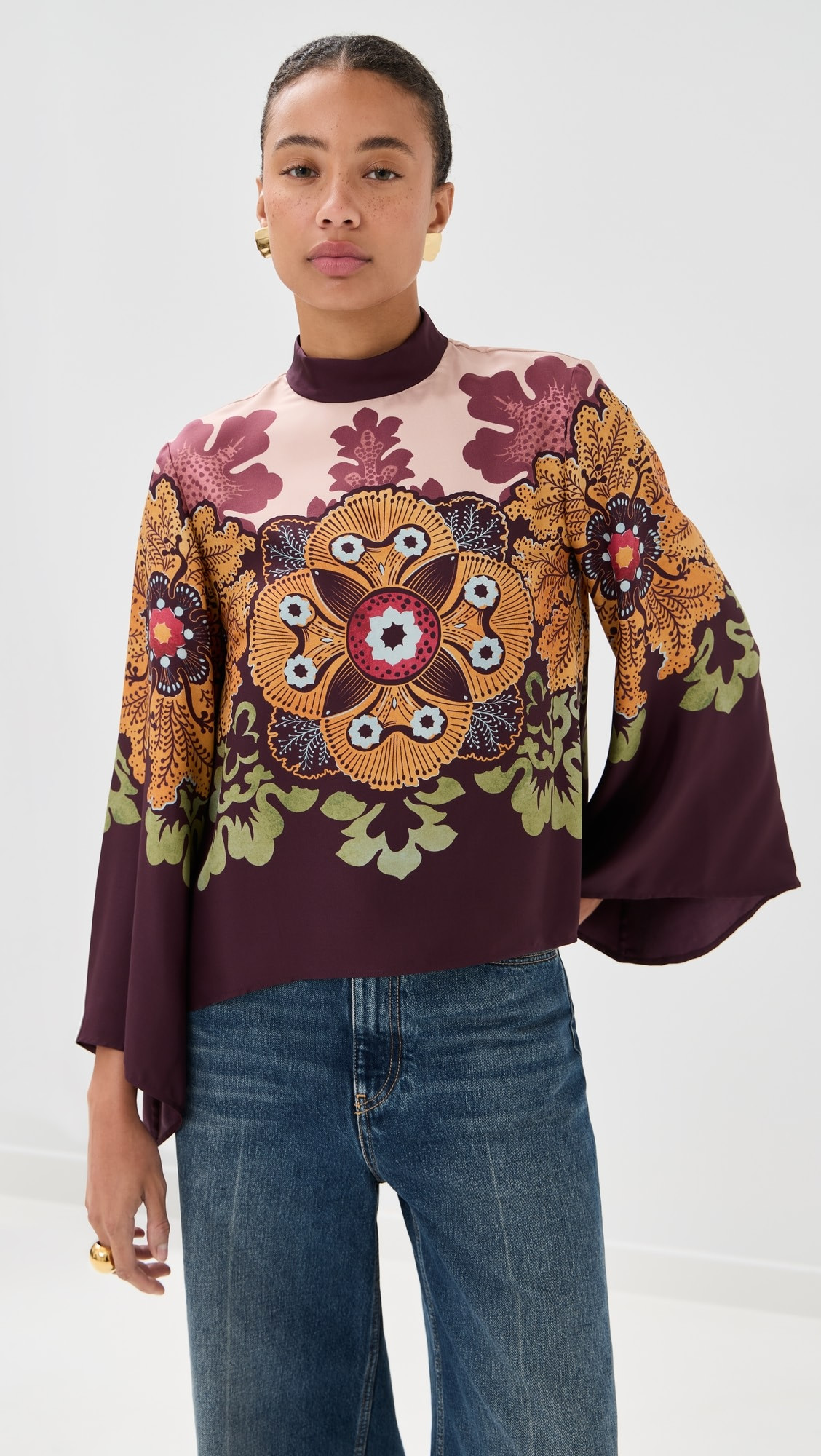 Make An Exit Silk Top | Shopbop