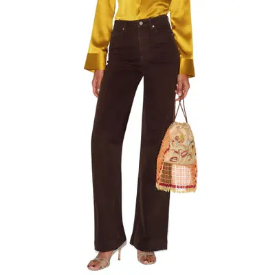 Reformation Bex Super Stretch High Waist Wide Leg Jeans in Mole at Nordstrom, Size 29 | Nordstrom