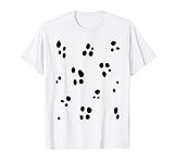 Dalmatian Dog Costume Shirt Kids Animal Funny Halloween T-Shirt | Amazon (US)