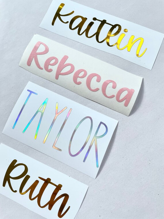 Personalized Vinyl Name Decal Stickers - Etsy | Etsy (US)