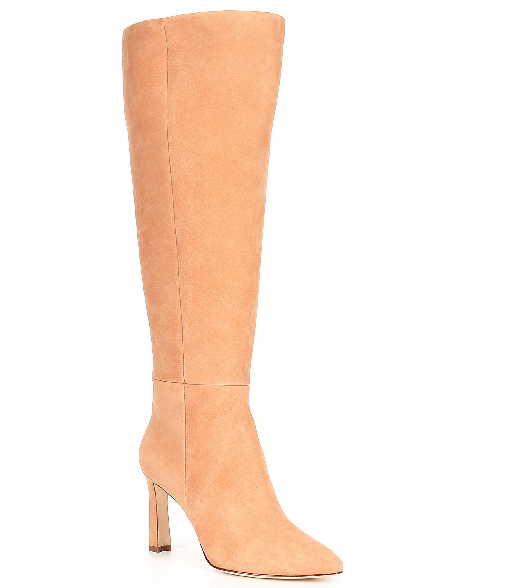 Nubuck Stellah Knee High Dress Boots | Dillard's