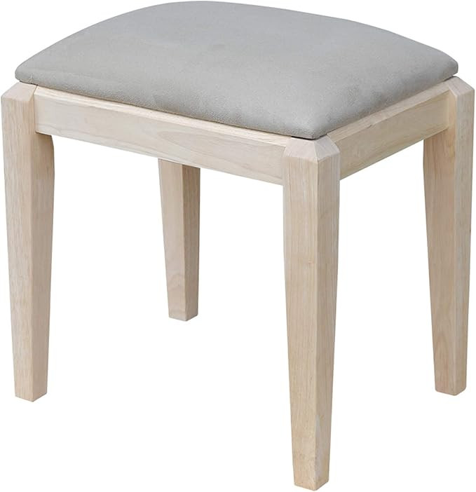 International Concepts Unfinished Vanity Bench, Unfinished | Amazon (US)