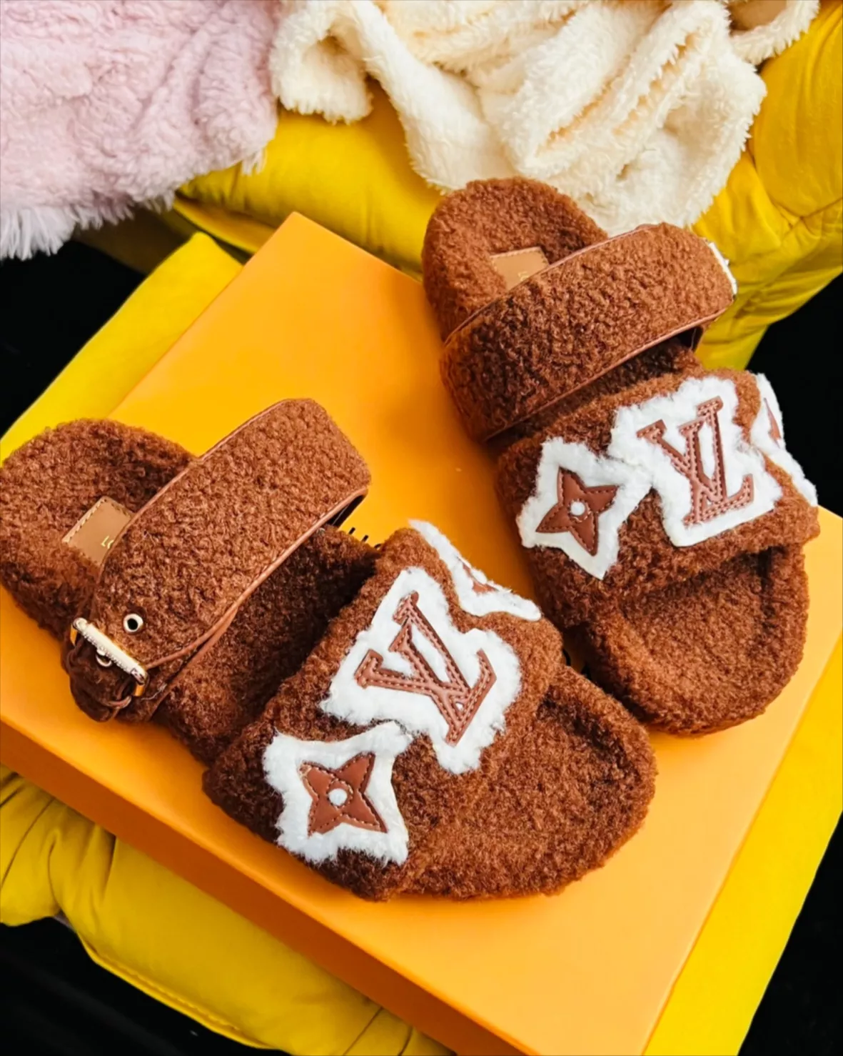Flat Slippers Shearling Warm … curated on LTK