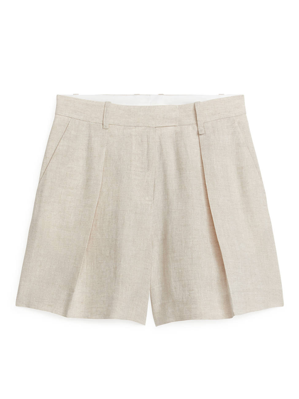 High Waist Linen Shorts | ARKET (US&UK)