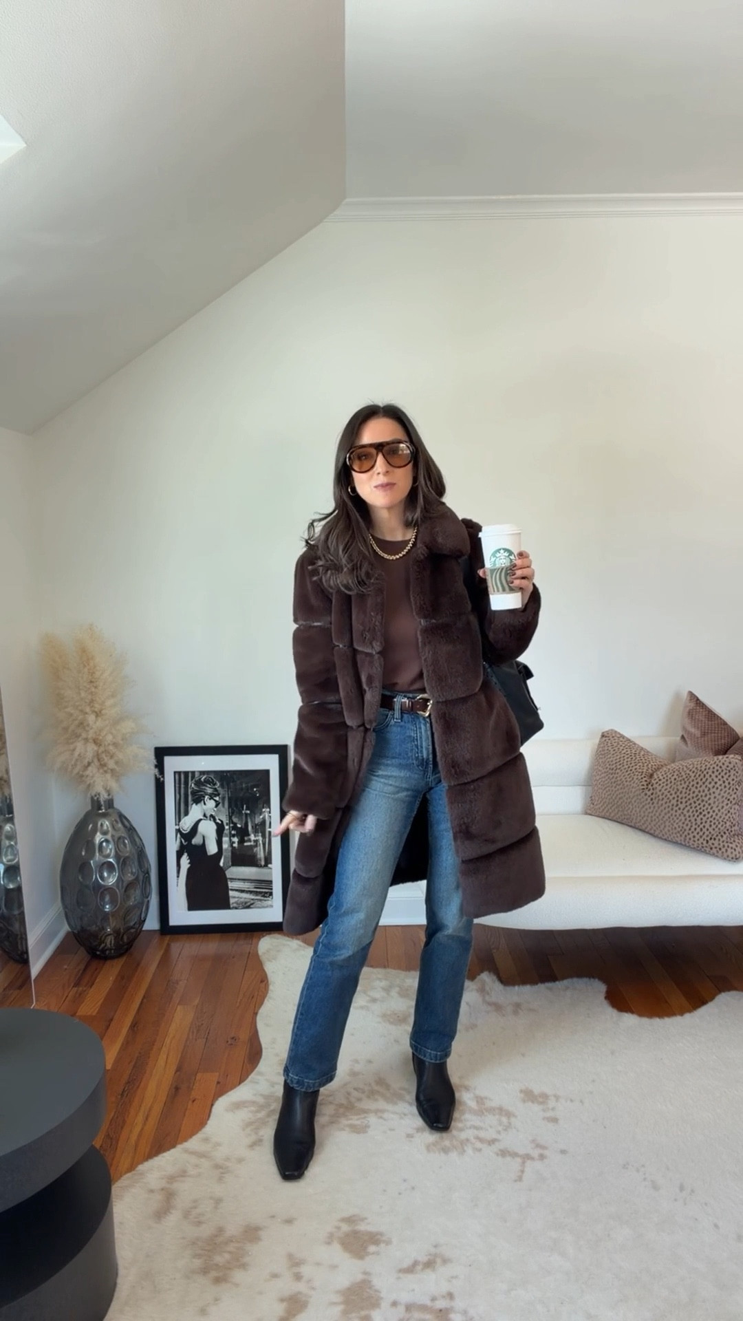 Outfit walkthrough: I wear a version of this outfit at least once a week. 
Sweater: true to size
Jacket: true to size or size down one - linked similar options 
Jeans: true to size (I did the regular length I’m 5’5 and a half)
Boots: size up half a size 

#LTKootd #LTKOver40