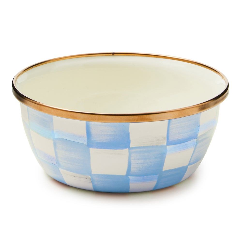 Sky Check Pinch Bowl | MacKenzie-Childs