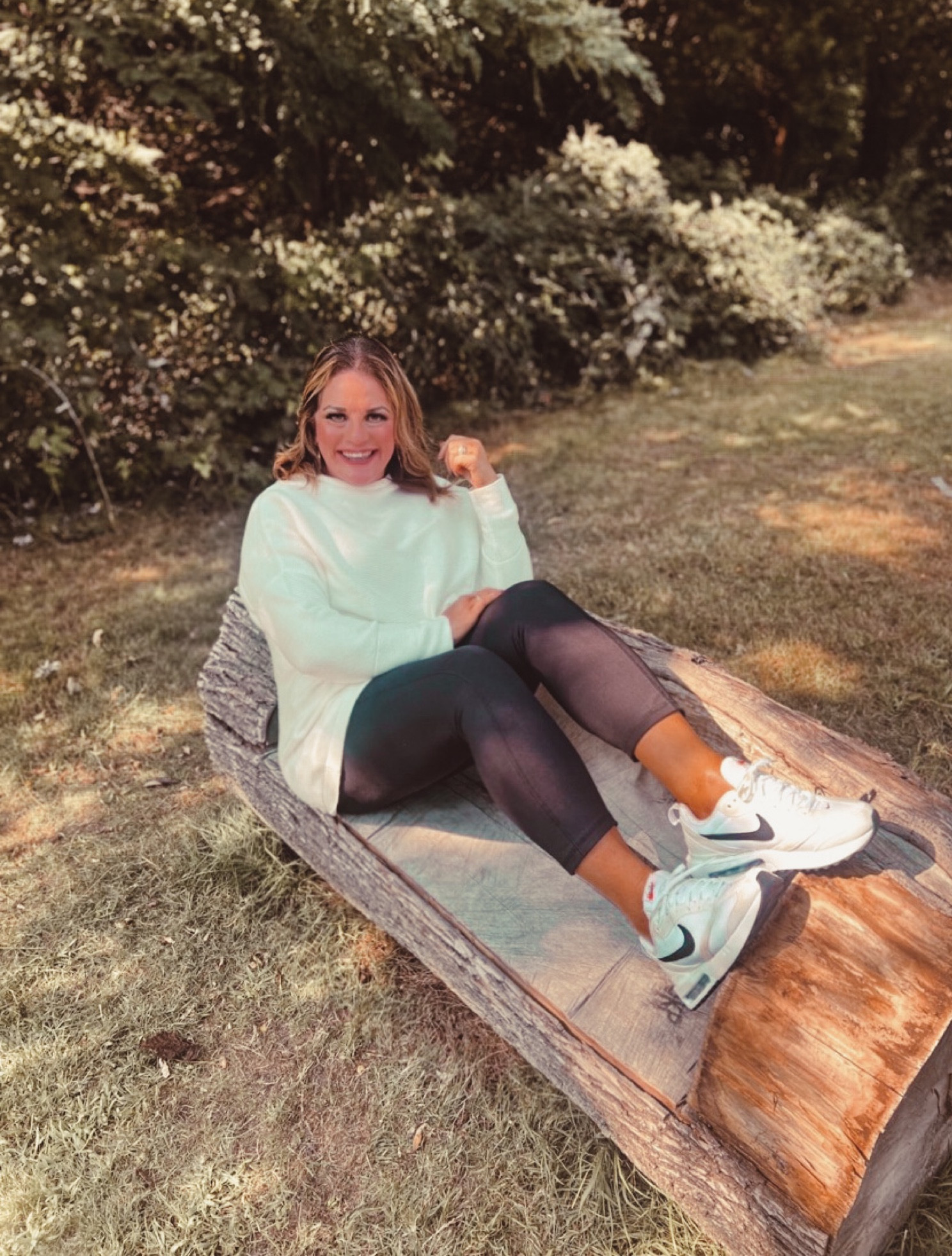 I don’t think I meet anyone’s definition of “tall”. However this “dress” is too short to be a dress, but it is perfect as an oversized tunic.
Also, I’m obsessed with these retro Nike track shoes. They are like walking on a cloud !

#LTKshoecrush #LTKSeasonal #LTKunder100